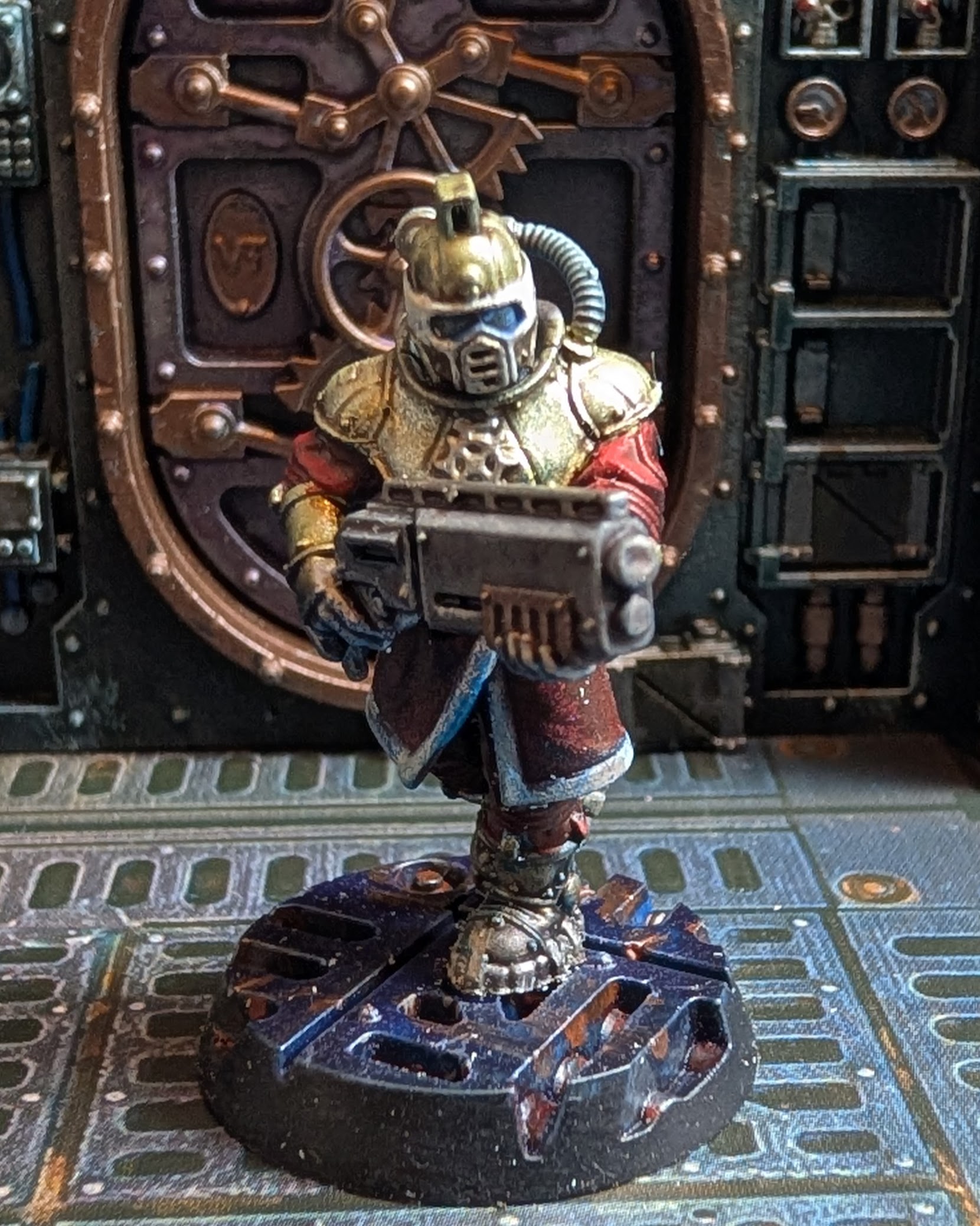 Individual breacher specialist with breaching equipment