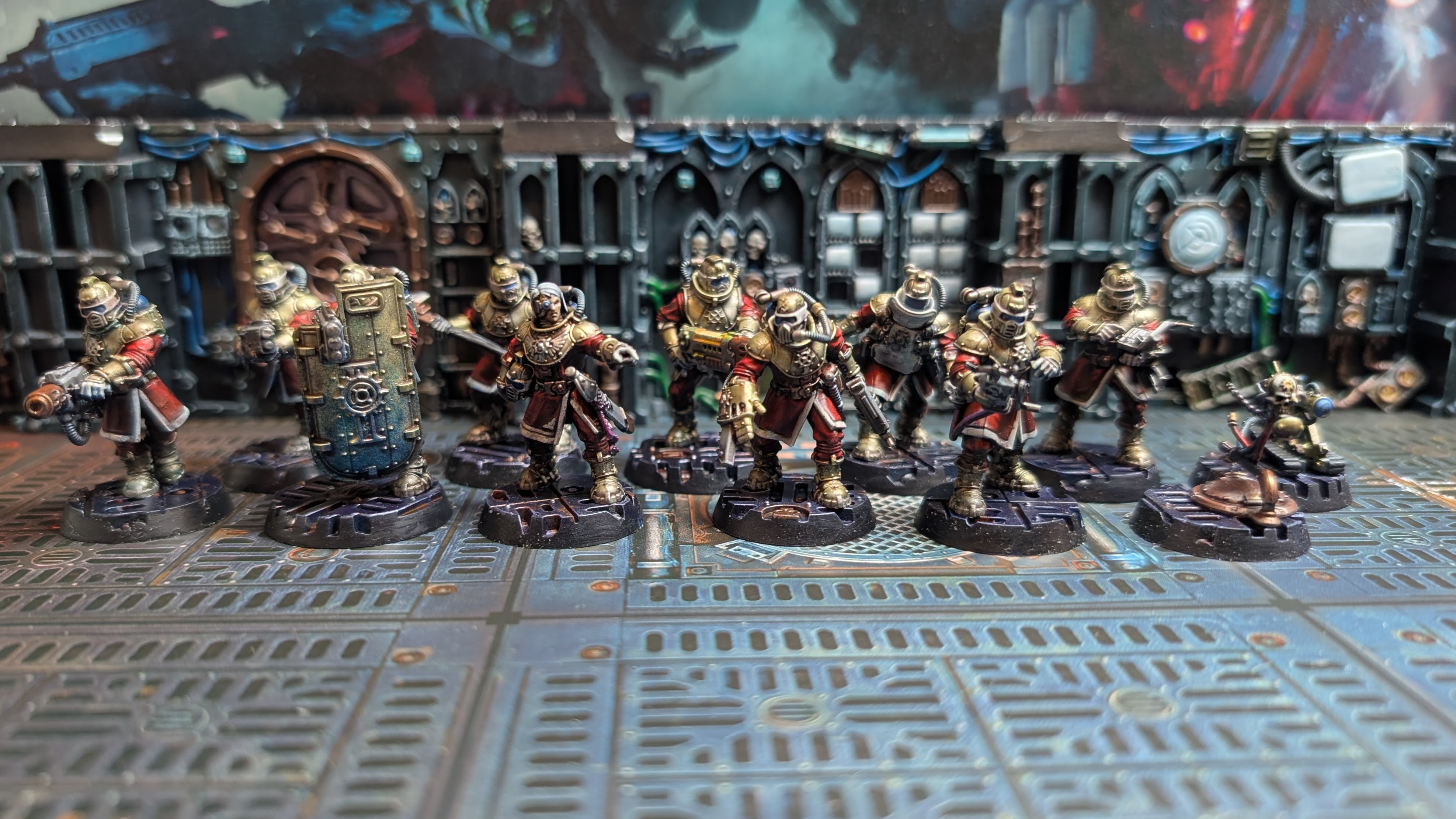 Imperial Navy Breachers kill team in combat formation