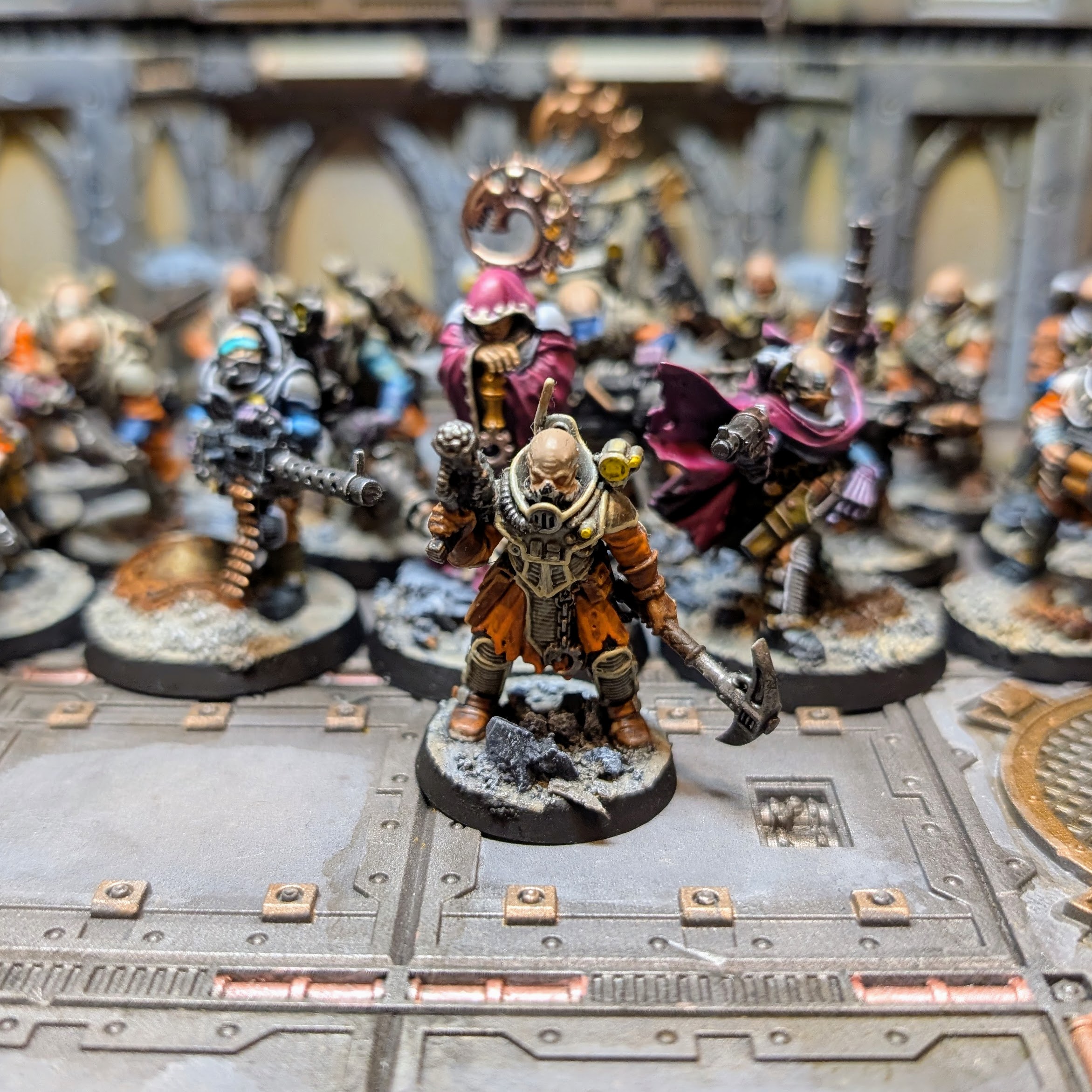 Imperial Navy Breachers kill team in combat formation