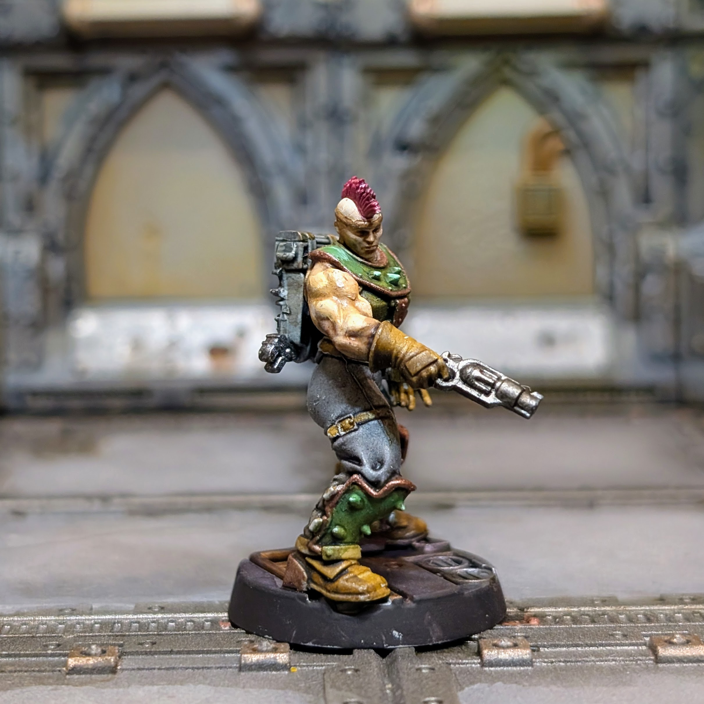 Individual breacher specialist with breaching equipment