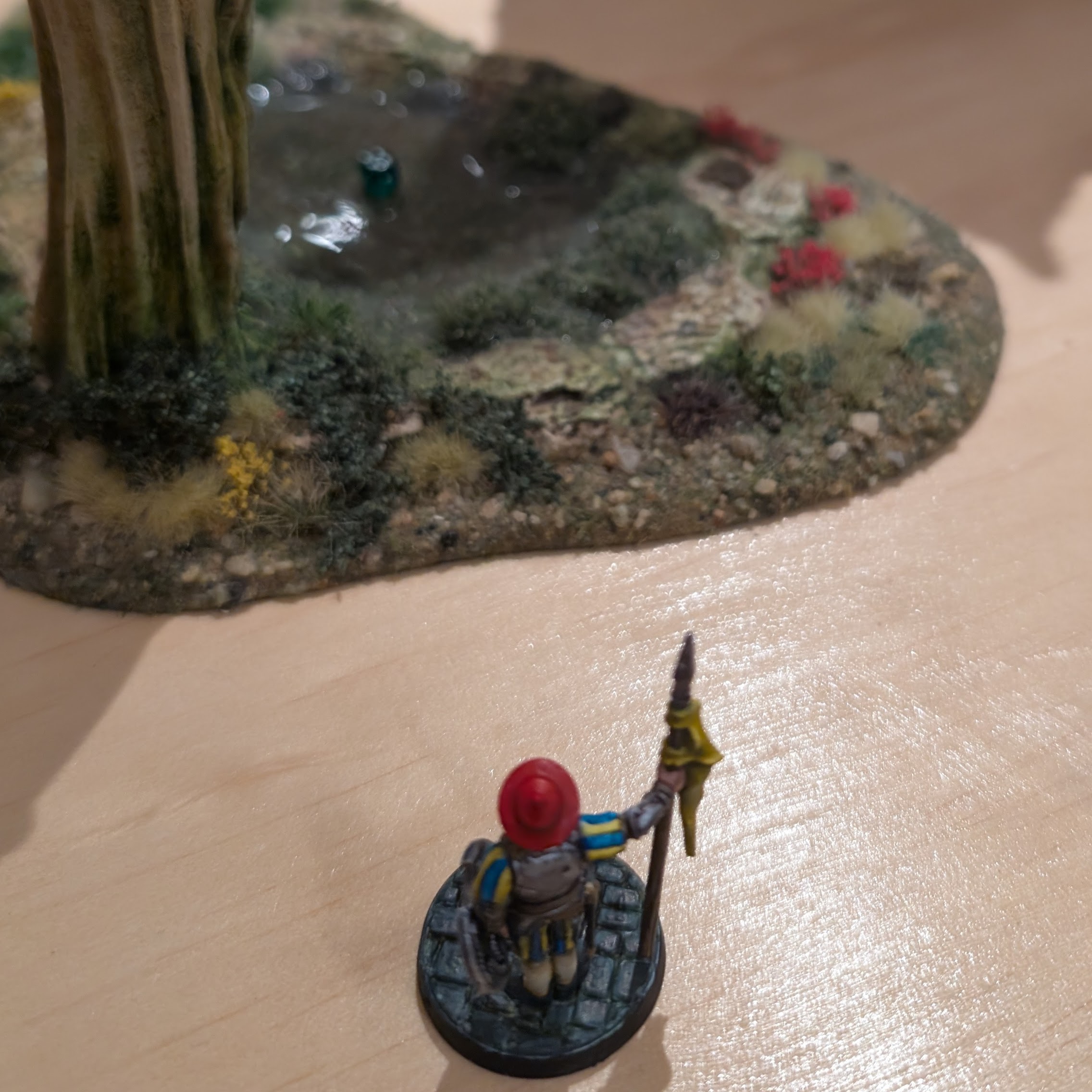Tomas “The Ruin” Verlaen approaches a piece of wyrdstone